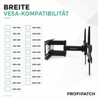 ProfiPatch tv wall mount up to 45kg 3