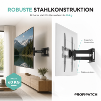 ProfiPatch TV Halterung 37-75 Zoll schwenkbar & neigbar 