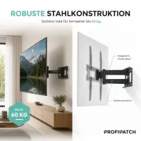 ProfiPatch TV Halterung 37-75 Zoll schwenkbar & neigbar 