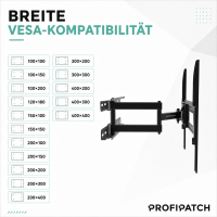ProfiPatch TV Halterung 23-60 Zoll schwenkbar & neigbar 