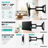 ProfiPatch TV Halterung 23-60 Zoll schwenkbar & neigbar 