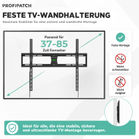 ProfiPatch tv wall mount 70inch up to 60kg 5