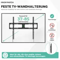 ProfiPatch tv wall mount 70inch up to 60kg 5
