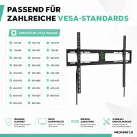 ProfiPatch tv wall mount 85inch up to 60kg 3