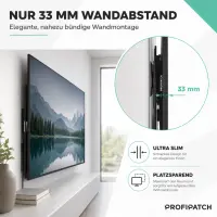 ProfiPatch tv wall mount 85inch up to 60kg 4