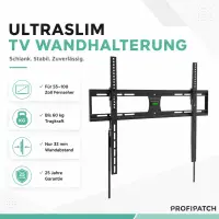 ProfiPatch TV Halterung Ultraslim 55-100 Zoll feste Montage 