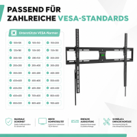 ProfiPatch tv wall mount 100inch up to 60kg 3