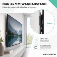 ProfiPatch tv wall mount 100inch up to 60kg 4