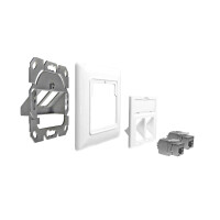 ProfiPatch Cat.6A Netzwerkdose Datendose Unterputz 2-Port mi
