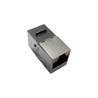 profipatch 1x keystone coupling cat.6a 2x rj45 jack 1:1 shie