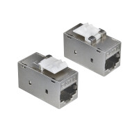 ProfiPatch 1x Cat.6A Keystone Einbauadapter Verbindungskuppl
