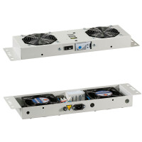Lüftereinheit 2-fach inkl. Thermostat Plug & Play g