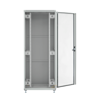 Netzwerkschrank 19 Zoll 24HE PEL Breite 600mm Tiefe 600mm gr