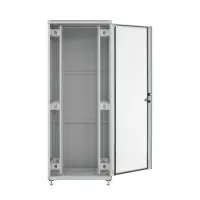 Netzwerkschrank 19 Zoll 24HE PEL Breite 600mm Tiefe 600mm gr