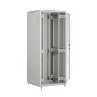 19inchnetwork cabinet pel 42he 600x600 ral7035 front glass 1