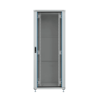 19inchnetwork cabinet pel 42he 800x800 ral7035 front glass 1