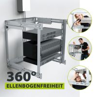 Netzwerkschrank Wandgehäuse 19 Zoll 9HE-15HE X-Rack unm