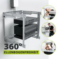 Netzwerkschrank Wandgehäuse 19 Zoll 9HE-15HE X-Rack unm