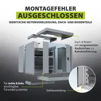 Netzwerkschrank Wandgehäuse 19 Zoll 9HE-15HE X-Rack unm